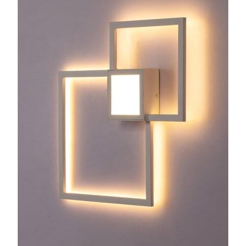 Zerouno led novelty light 20W 24W black white DIY wall mounted wall light bedroom living room loft art decoration led lamps