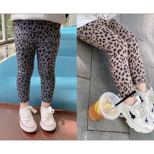 Toddler Girls Leggings Stylish Korean Leopard Print Leggings For Girls Children Trousers Kids Skinny Pants 2 3 4 5 6 Years 2020