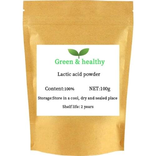100% lactic acid powder cosmetic grade, whitening and exfoliating, moisturizing and anti-aging
