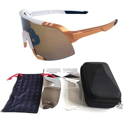 Polarized Cycling Glasses Anti-fog Sunglasses Sport Bicycle Glasses With Mypia Frame MTB Bike Goggles Eyewear