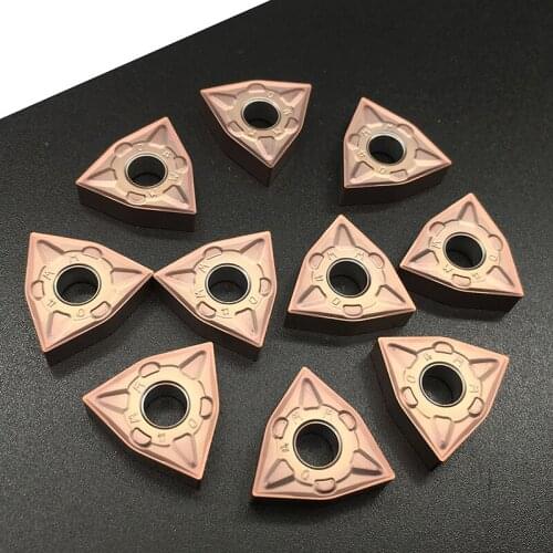 10pcs WNMG080404 MM 1125 CNC Lathe Cutter Tools Carbide Inserts External Turning Tool WNMG 080404 High Quality Blade