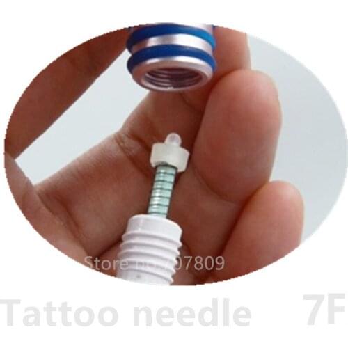 50PCS Mcharm3 Special white tattoo needle 5F for lip/eyebrow digital permanent makeup machine use tam tattoo pigment