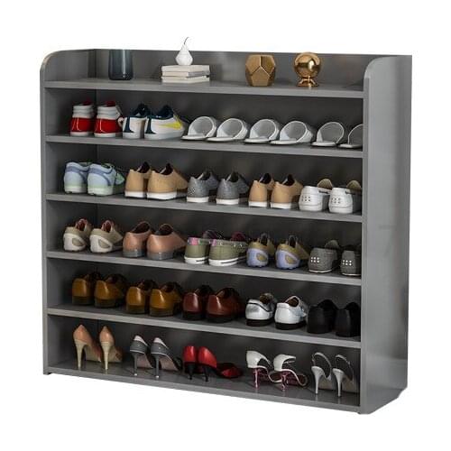 Solid wood shoe rack Nordic simple multi-layer large capacity economic shoe cabinet storage rack
