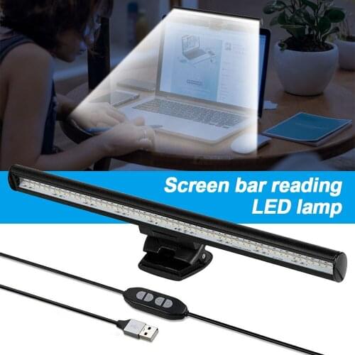 LED Screen Bar Light USB Computer Monitor Eye-Caring Reading Desk Lamp Night Light Bar