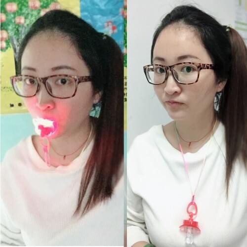 Glowing nipple Led Flashing Pacifier Whistle Party Supplies Fun Toy Survival Tool Flash Glow Sticks Bar Free Shipping Light