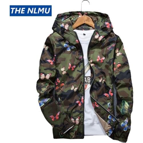 THE NLMU Mens Camouflage Hoodies