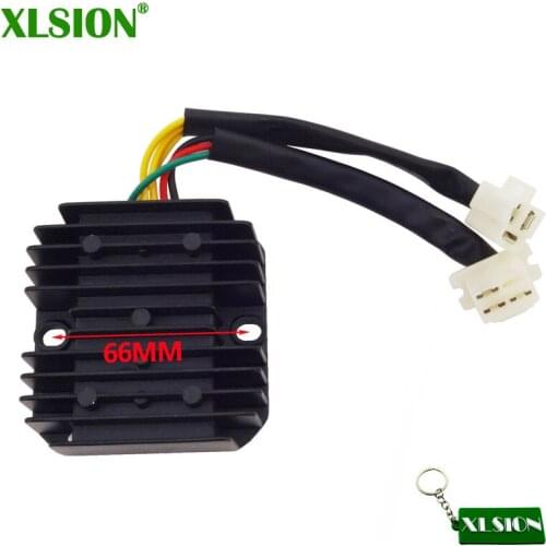 XLSION 6 Wires Voltage Regulator Rectifier For CM400 CM450 1979-1986 CH 125cc 150cc 250cc Moped Scooter CN250 Motorbike Motor