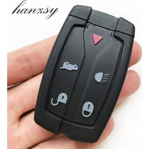 10Pcs HANZSY 5 Buttons For Land Rover Freelander 2 3 Replacement Car Remote Smart Key Case shell Fob Cover