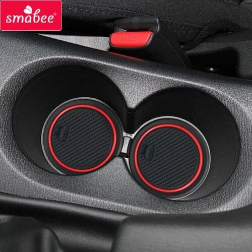 Smabee Gate slot pad For Mazda 3 Maxx BN Series Auto 2014 2015 2016 Car Interior Accessories Non-slip Door Groove Mat 14PCS