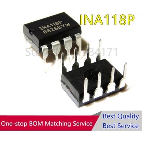 2Pcs INA118P INA118 DIP-8