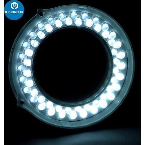 56 Microscope Light illuminator Lamp Adjustable Lamp Trinocular Stereo Zoom Microscope LED Ring Light Micrscope Accessory