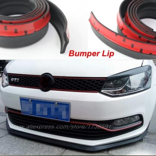 Auto Front Lip Deflector Skirt For Volkswagen TOURAN Sharan SCIROCCO Caddy Multivan Amarok Body Chassis Side Protection Spoiler