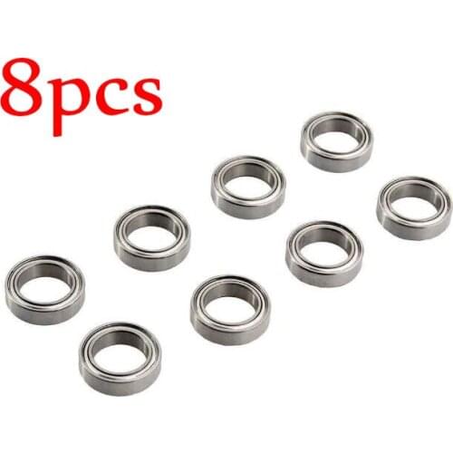 Free Shipping 8pcs 10*15*4mm B021 bearings for HPI WR8 ST/ MT/HPI BULLET3.0,FLUX RC Car spare parts bearing 15mm