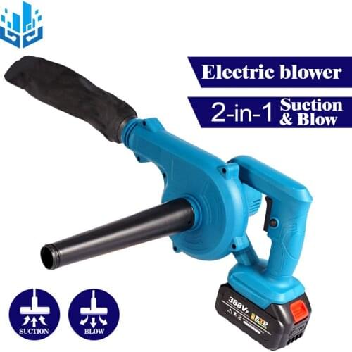 Cordless Electric Air Blower Leaf Blower PC Dust Cleaner Collector For Makita 18V Battery 2 IN 1 Blower & Suction Power Tool