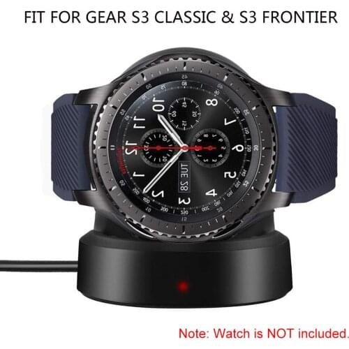 Wireless Charging Dock Charger Magnetic Charger for Samsung Galaxy Watch Gear S2 S3 Gear Sport R600 Smart Watch Charging Dock