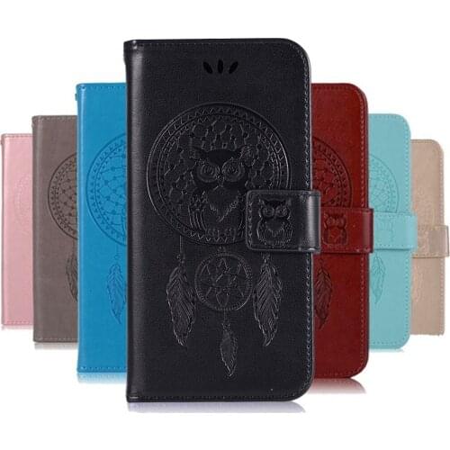 Dream Catcher Owl Pattern Book Case Leather For ASUS Zenfone ZB631KL / 4 Max ZC520KL / 4 Max ZC554KL Flip Wallet Cover Shell
