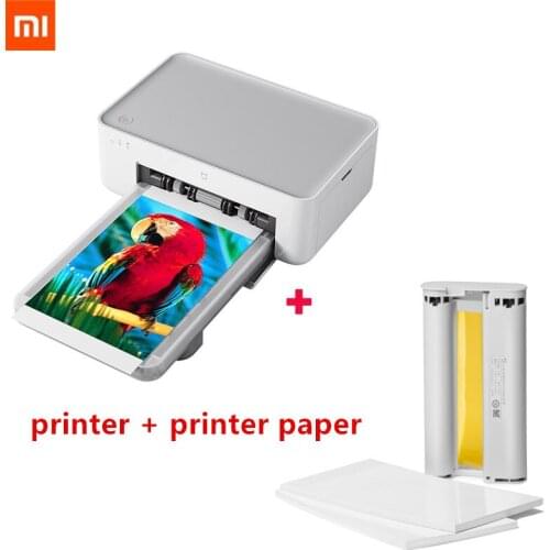 Xiaomi Mijia Mi Photo Printer 6-inch Heat Sublimation Finely Restore True Color Auto Multiple Wireless Remote Portable Printer