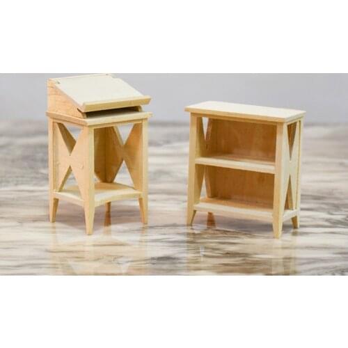 G05-X5095 children baby gift Toy 1:12 Dollhouse mini Furniture Miniature DIY plain Magazine rack 1pcs