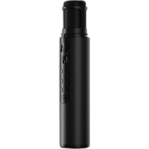 HFES K1 Wireless Bluetooth Microphone ic Sound for Live Broadcast Singing Built-In Sound Card with Speaker Karaoke o Mic