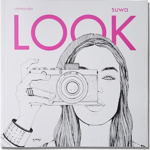 94 Pages Fashion LOOK Secret Garden Style Adult Coloring Books For Adults Children Colouring Book Painting Drawing Book