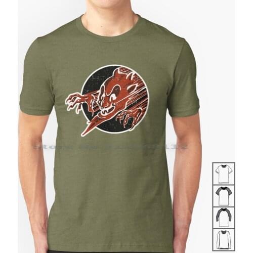 Diavoli ( Red Devils )-6o Stormo Caccia-Regia T Shirt 100% Cotton Pzd Pzd501 Squadriglia Squadron Italian Air Force Regia Regia