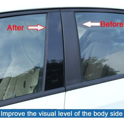 Car Styling set Car Window B-pillars Decorative Sticker For E60 E90 F30 F10 F20 F07 E70 E84 E46 Trim Accessories