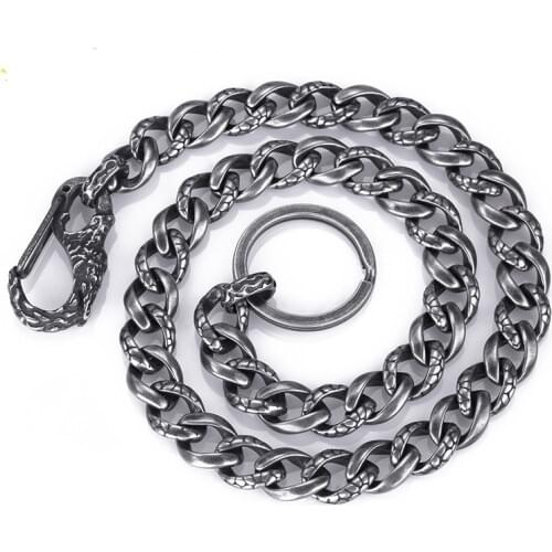 New Punk Gothic Retro Nostalgic Pants Chain foreign trade bursts waistband wholesale