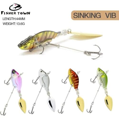 NEW Fishing Vibrator Fish Lure For Pike Carp Accessories Double Hooks Winter Jig Artificial Bait Tackle Goods Sea Carp Wobblers
