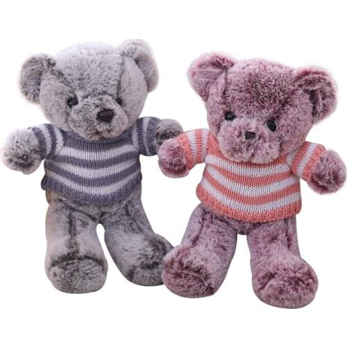 Wholesale 30cm Small Plush Toys Plush Animal Stuffed Toy Teddy Bear With Sweater