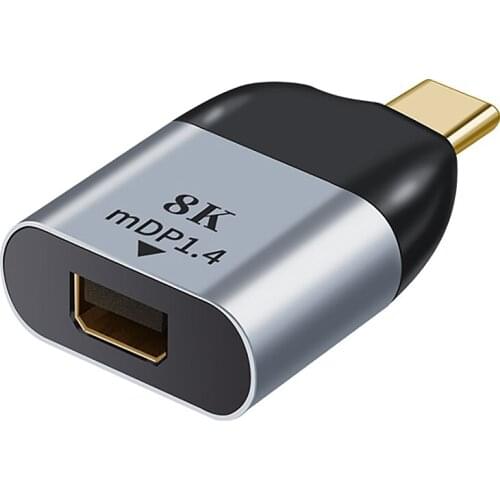 JORINDO Type-C Male To Mini DP Adapter Portable USB-C To 8K@60HZ Mini DP1.4 HD Adapter Support All Type-C Output Video Devices