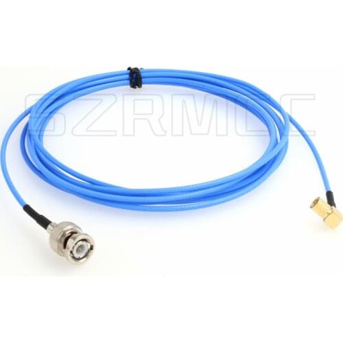 Right Angle Microdot 10-32UNF Male M5 to BNC Male Test Cable for Vibration Acceleration Sensor