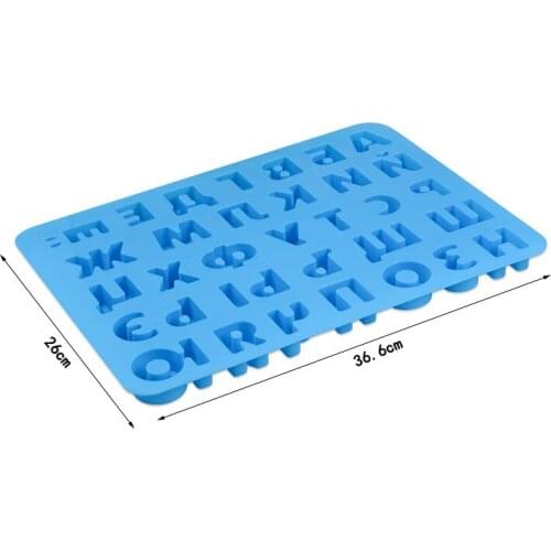 New Russian Alphabet Silicone Mold Letters Chocolate Mold 3d Cake Decorating Tools Tray Fondant Molds Jelly Cookies Baking M