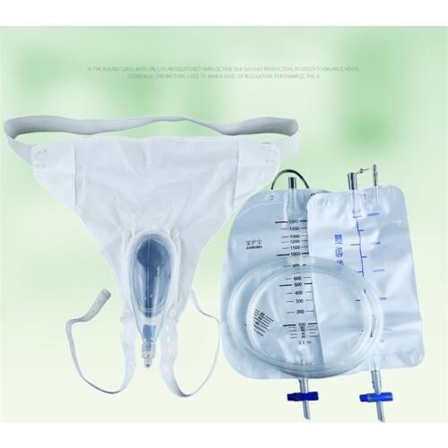 Silicone Urine Collection Reusable Urinal Portable Urinary System Urination Device Urinal Disabled Adult Urine Bag Collector