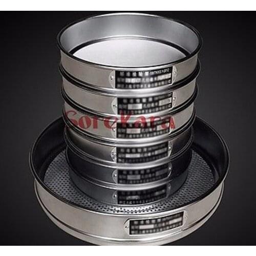Sample Test Sieve Stainless Steel Standard Test Sieve Laboratory Sieve Diam 30cm 20 mesh - 200 Mesh