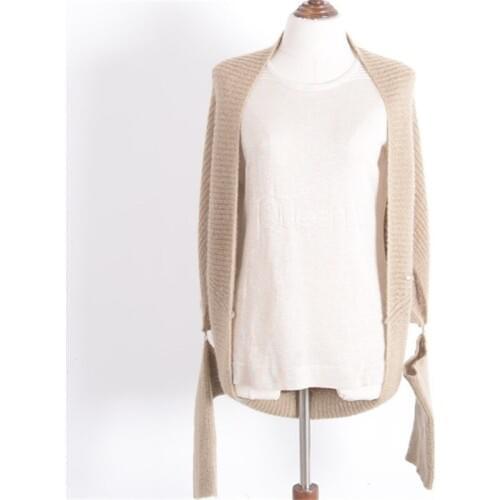Viscose wool blend knit women England style Vneck cardigan sweater batwing sleeve M-L retail wholesale