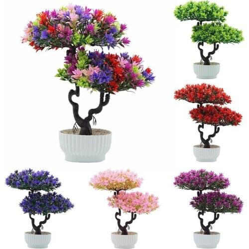 1Pc Artificial Pine Tree Plant Photograph Prop Wedding Party Home Bonsai Decor