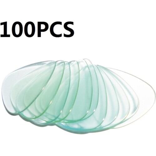 100pcs 0.71mm Transparent Guitar Picks Blank Celluloid Picks Guitar Bass accessories