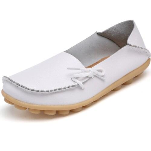 2019 Summer Soft Hospital Medical Shoes Nurse Doctor Non-slip Sandals Pregnant Woman Shoes Surgery Lace Leather Breathable Shoes