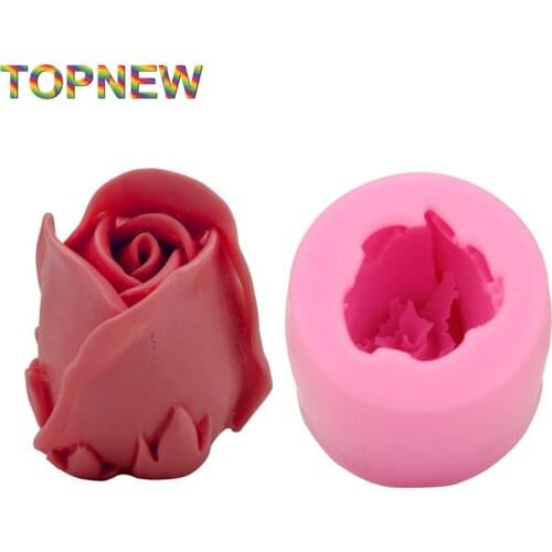3D Rose Shape Cake Silicone Moulds Fondant Silicone Chocolate Molds Pastry Tools Bakeware Jello Jelly Sugar Molds C1724