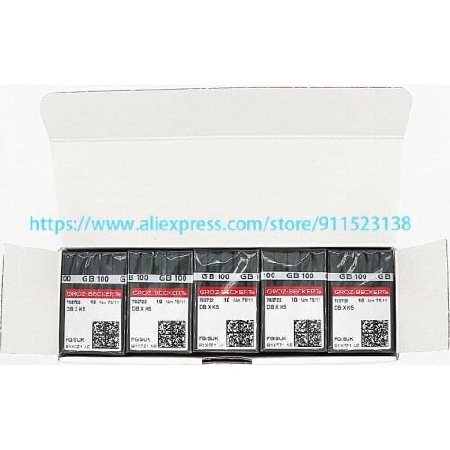 500 Pcs Genuine Groz Beckert Embroidery Needle FG/SUK DB X K5 Nm 70/10 75/11 80/12 For Tajima Barudan SWF Embroidery Machine