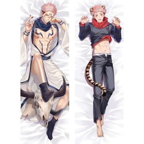 Anime Jujutsu Kaisen Gojo Satoru Dakimakura Hugging Body Pillow Case DIY Custom Throw Cushion Pillow Cover