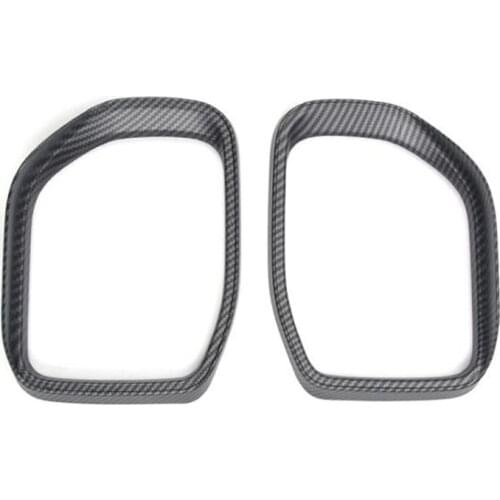 For Ford Bronco 2021 Rear View Side Mirror Cover Rain Visor Shade Guard Trim Frame Car Accessories