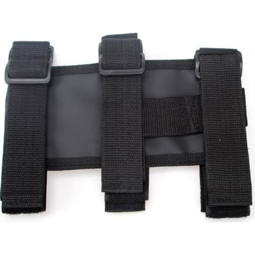 Black Roll Bar Fire Extinguisher Holder Safety Strap Kit Fit For Wrangler TJ YJ JK CJ Nylon Straps