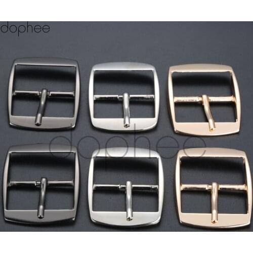 Dophee 31mm Metal Pin Buckle DIY Shoulder Strap Adjustment Tri Glide Buckle Luggage Hardware Sewing Accessories