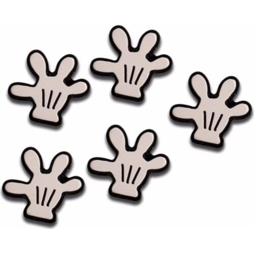 LF 20Pcs Acrylic Hand Decoration Crafts Flatback Cabochon Embellishments For Scrapbooking Kawaii Cute Diy Accessories