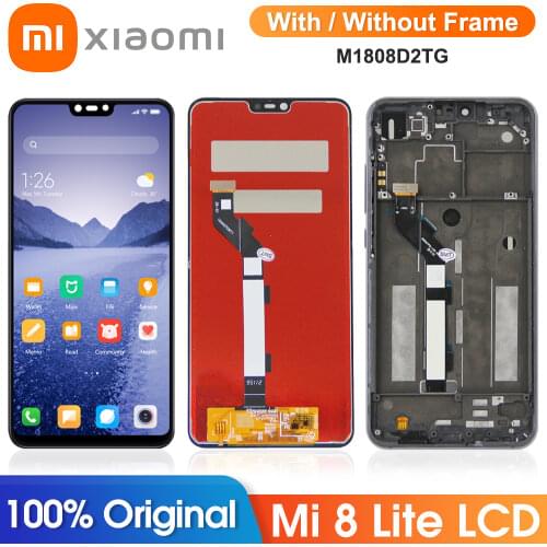 Original LCD For Xiaomi Mi 8 Lite LCD Display Touch Screen Digitizer Assembly With Frame For Xiaomi Mi8 Lite Mi 8X LCD