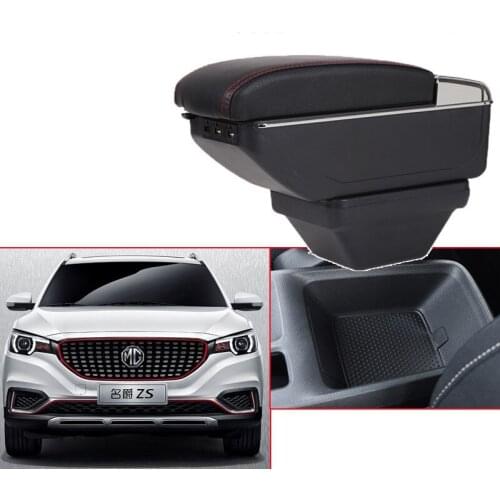 For MG ZS Armrest box central Store content box cup holder ashtray interior 2017 2018