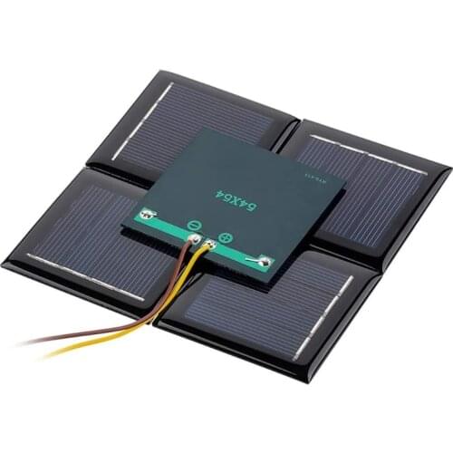 2V 100Ma High Conversion Rate Portable Solar Droplet Board Ourdoor Camping Supplies DIY Charger for Electric Toys