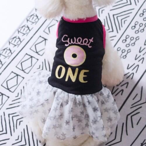 Pet Dog Gauze Mesh Fluffy Skirt Cute Sleeveless Princess Dress Comfortable Small Medium Pets Clothing Party Costume Pet Supplies