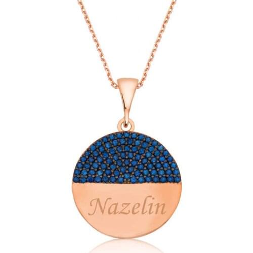 Tevuli 925 Sterling Silver Blue Stone Is Lady Necklace